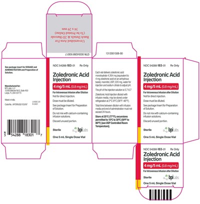 Carton (Zoledronic Acid Vial Carton)